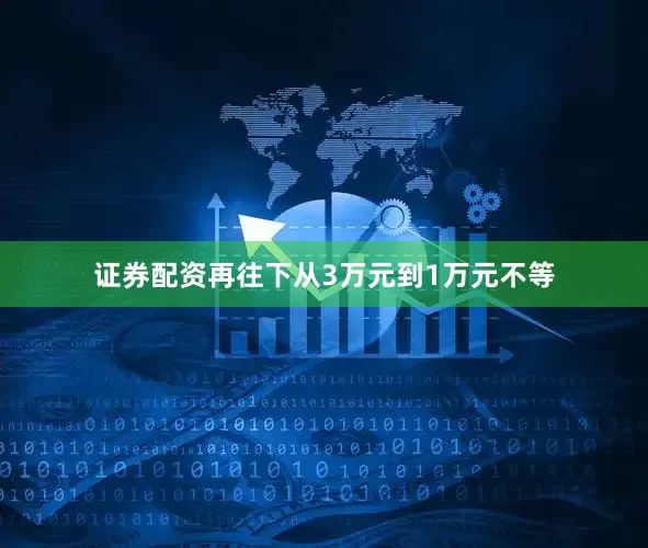 证券配资再往下从3万元到1万元不等